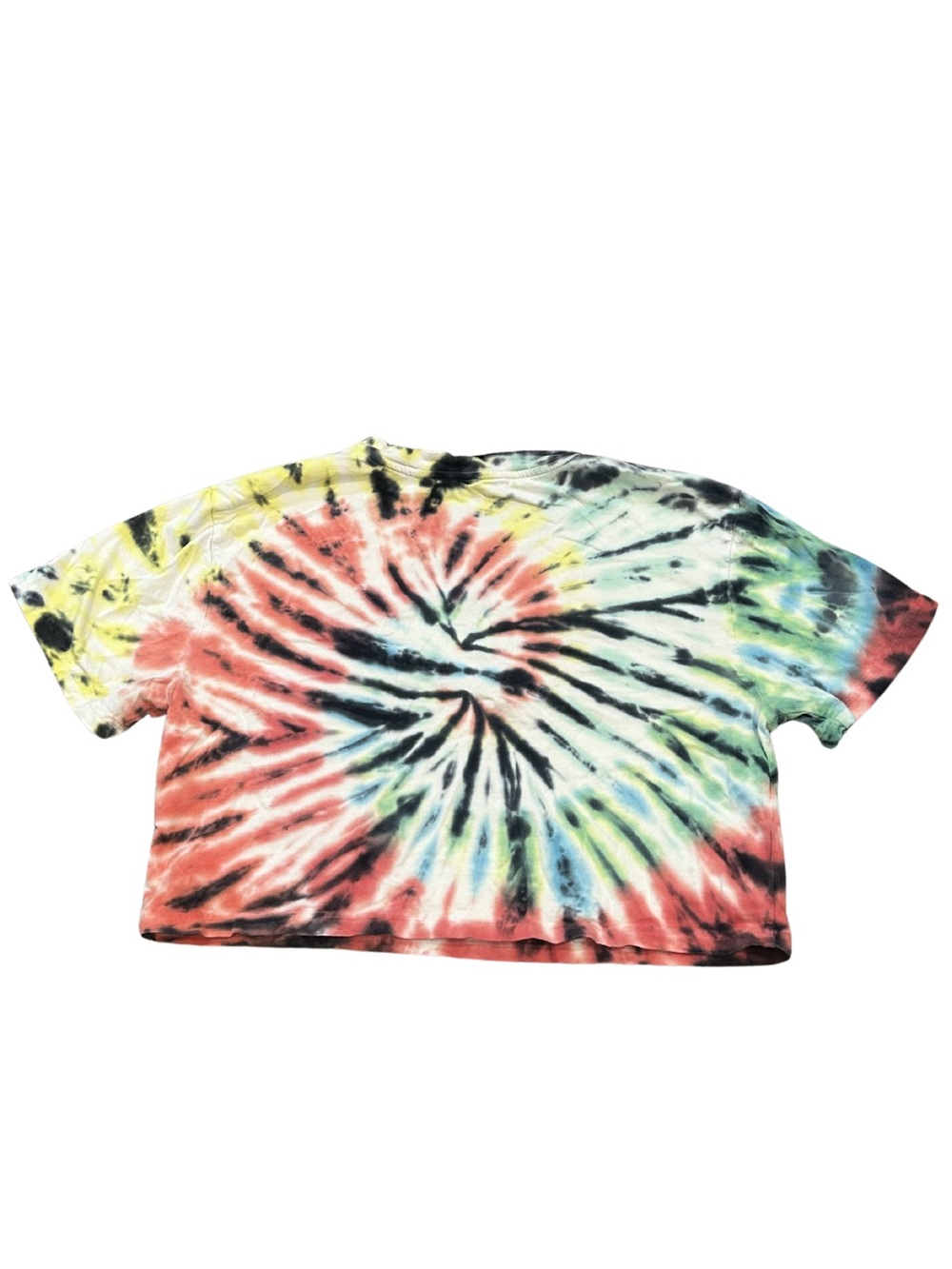 Volcom Galactic Stone Tie Dye Crop T-Shirt | Size S - Picture 4 of 5